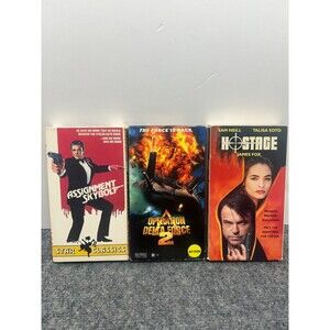 3 action vhs lot
